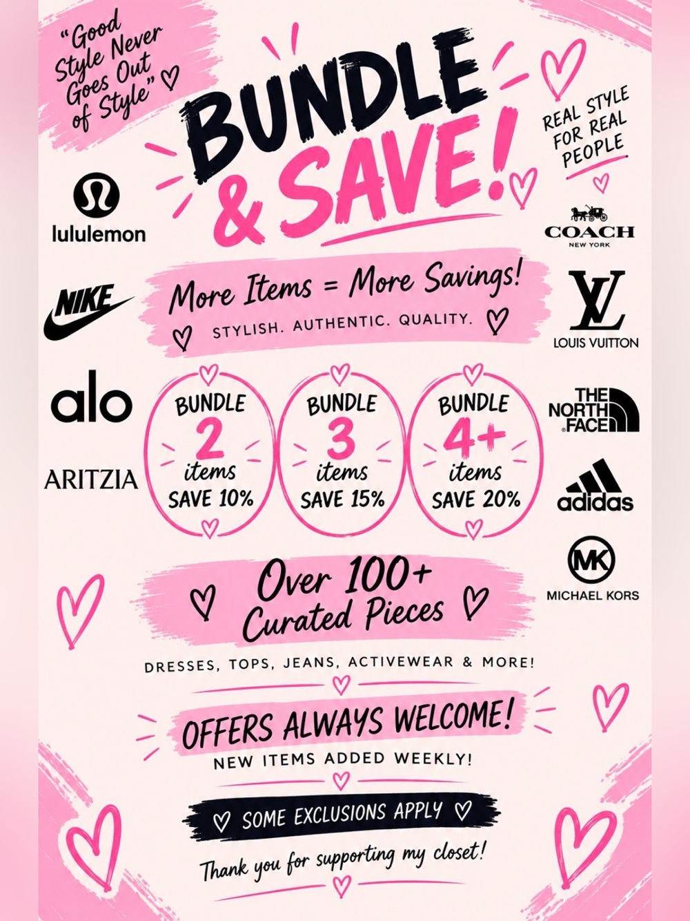 DEALS!!! Bundle & Save sale